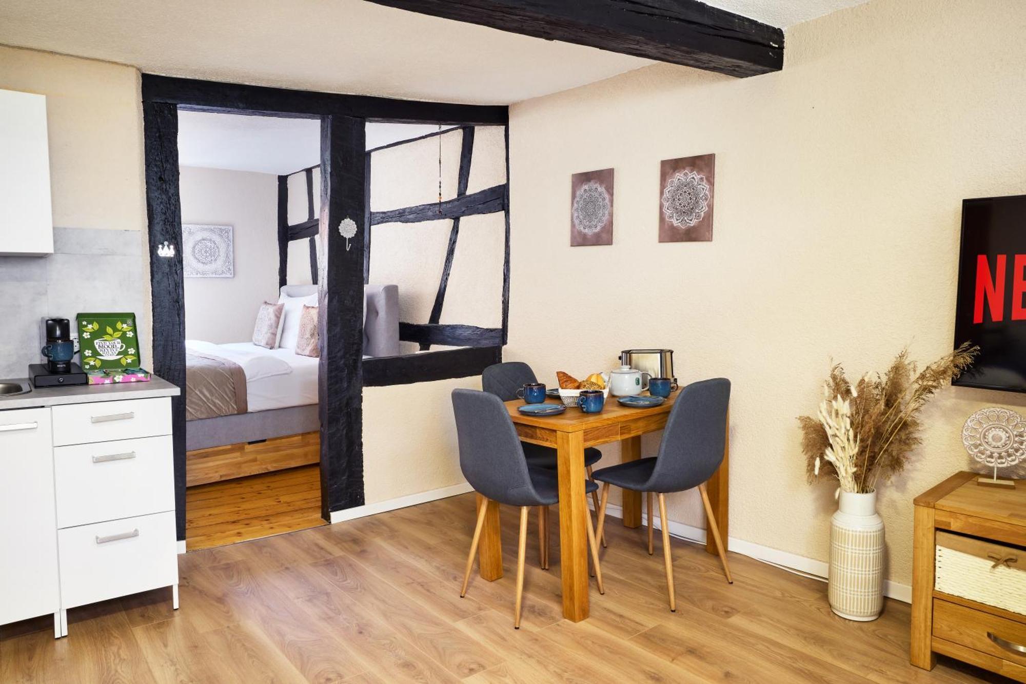 Hygge-Flats - Zentral Fuer 2-4 Personen, Wlan Apartment Heppenheim  Exterior photo